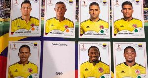 Los 18 jugadores de la Selección Colombia que aparecen en el álbum del Mundial