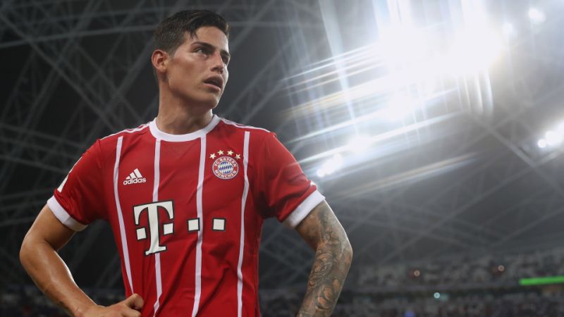 James reaparece en clasificación del Bayern a cuartos de UCL