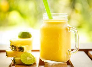 Néctar de avena y frutos amarillos al estilo de Leo Morán