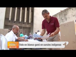 El voto en blanco ganó en curules indígenas