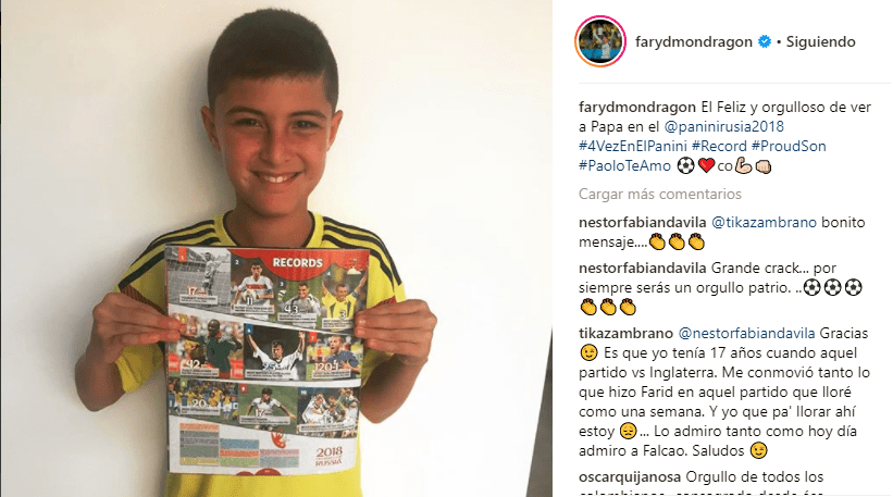 ¿Por qué Faryd Mondragón está en el álbum de Rusia 2018?