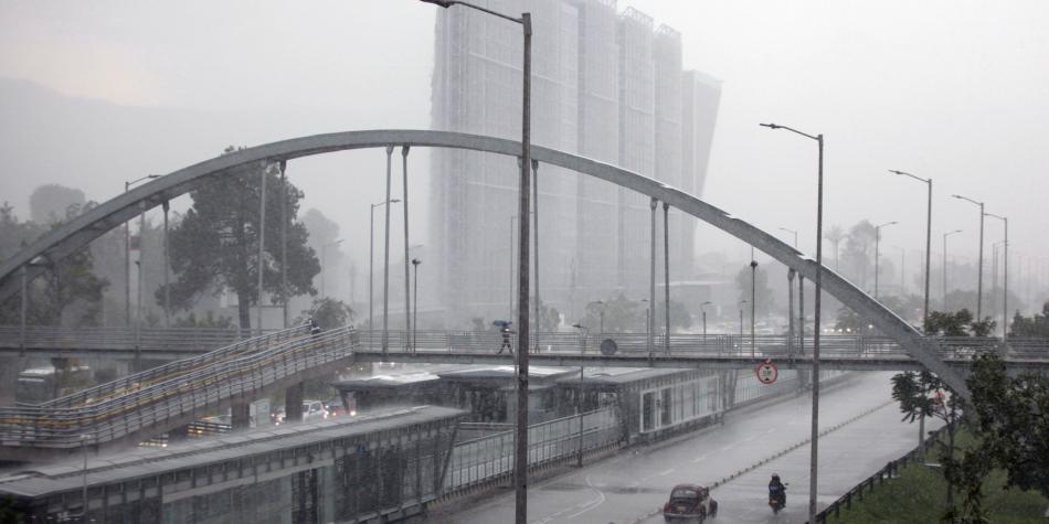 Habrá lluvias y tormentas a lo largo de esta semana en Bogotá
