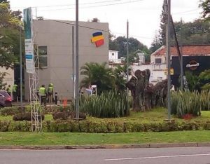 Intento de atraco con rehenes a sede de Bancolombia en Cali