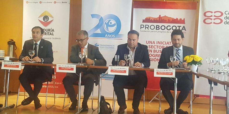 Las entidades con más riesgo de corrupción en Bogotá