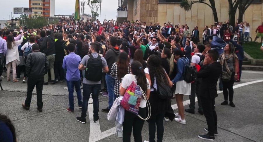 Fotos y videos de los disturbios que se registraron en Manizales