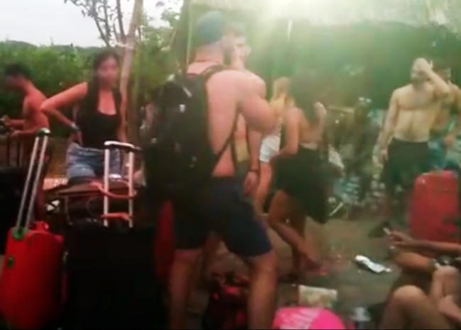 Droga, sexo y licor adulterado en campamento de extranjeros en el Tayrona