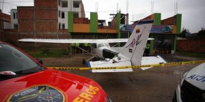 Avioneta realizó aterrizaje en la vía Bogotá-Tunja este sábado santo