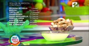 Rollos de brócoli con pollo, una opción saludable y práctica