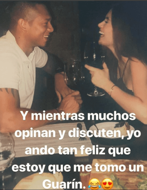 ¡Sin tapujos! Freddy Guarín defiende su relación con Sara Uribe