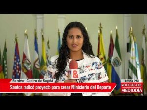 Santos radica proyecto que crea el Ministerio del Deporte