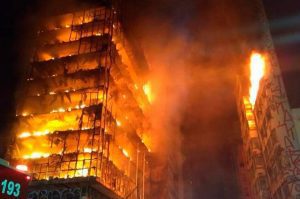 Brasil: derrumbe e incendio de un edificio de 26 pisos en San Pablo