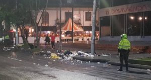 Disturbios en Bogotá cerca de concierto de la campaña de Vargas