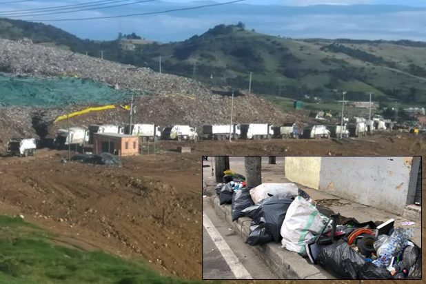 Se reactivó crisis de Basuras en Bogotá: filas de más de 5 horas de camiones en Doña Juana