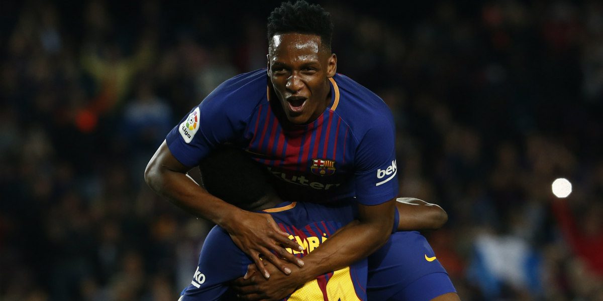El gran cierre de Yerry Mina que originó un golazo del Barcelona
