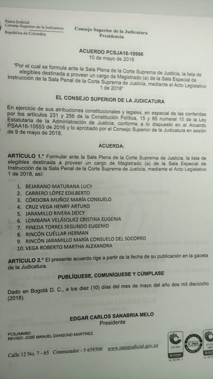 Expertos aseguran que Corte Suprema está obligada a arrestar a Álvaro Uribe Vélez