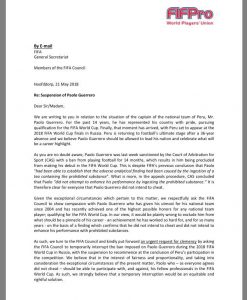 La carta que podría llevar a Paolo Guerrero al Mundial