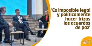 ‘La paz es la puerta del cambio que vive Colombia’: Santos