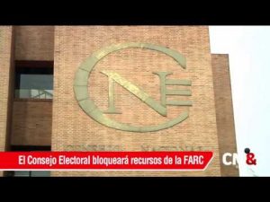 Consejo Electoral bloqueará recursos de la FARC