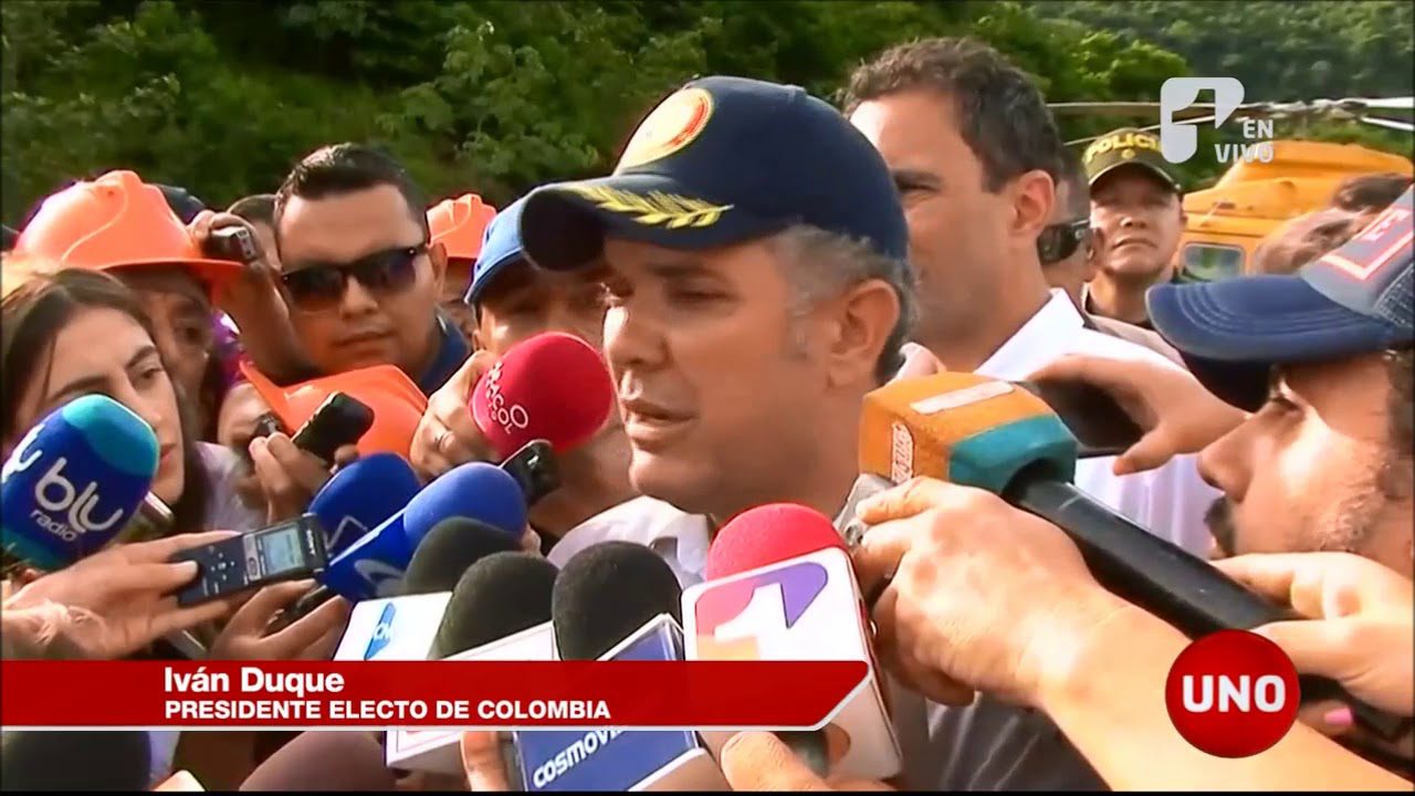 El presidente electo, Iván Duque, estuvo presente en la obras de Hidroituango