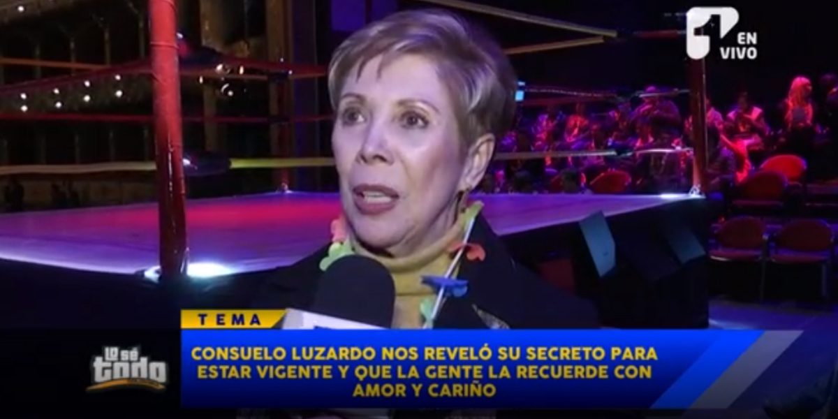 Consuelo Luzardo habla por qué últimamente no ha estado en televisión