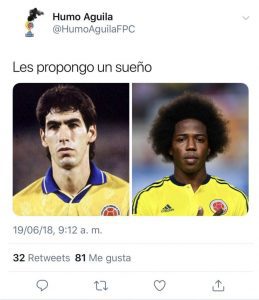 El tuit sobre Carlos Sánchez y Andrés Escobar que indigna al mundo entero