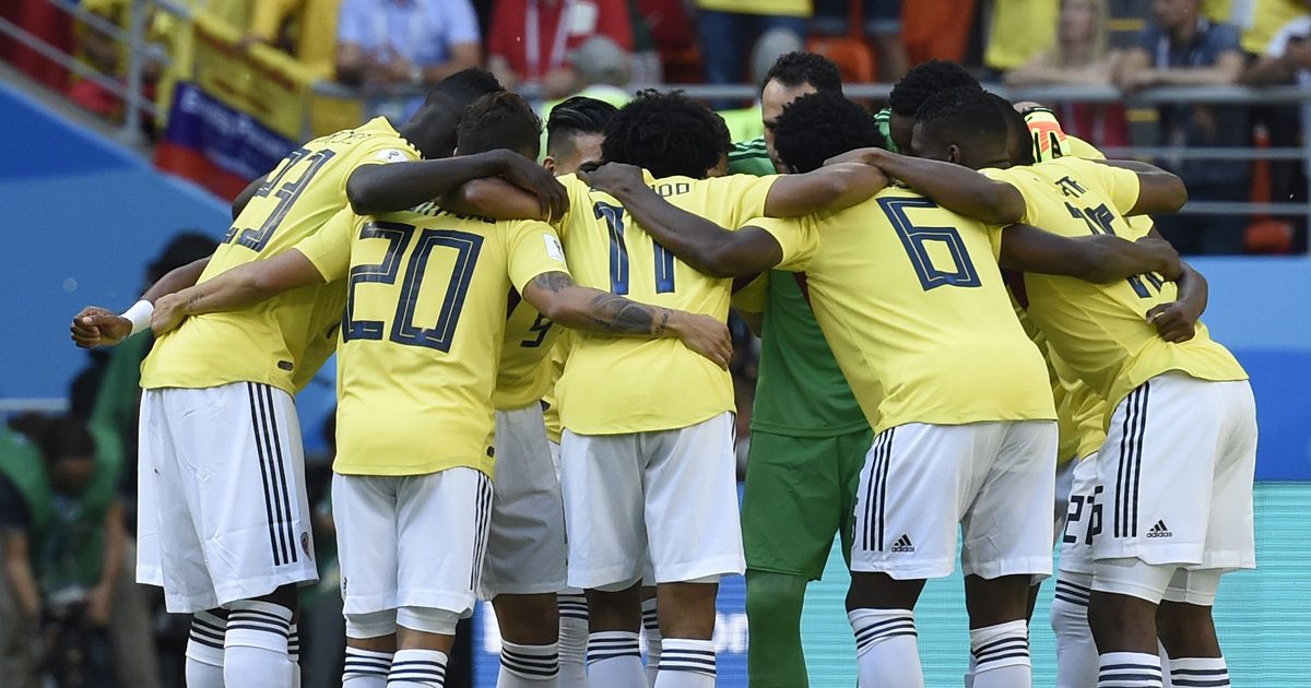 Las caras de emoción en la Selección Colombia al entonar el Himno Nacional en Rusia