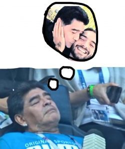 Maradona y los mejores memes de la clasificación de Argentina