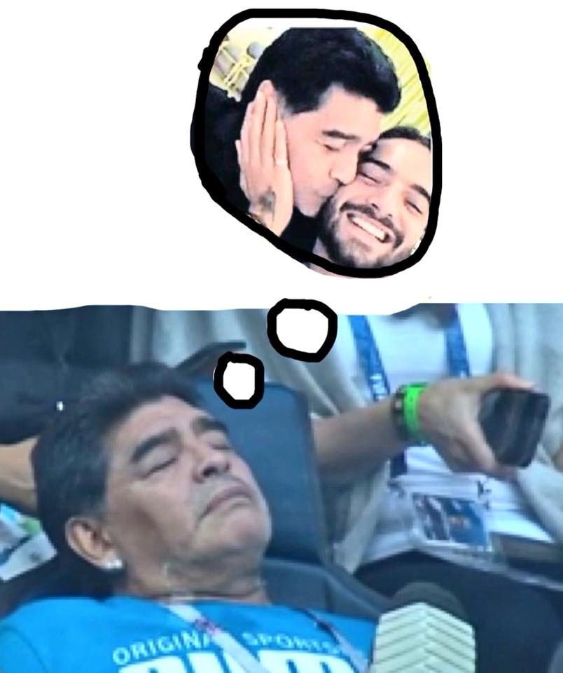 Maradona y los mejores memes de la clasificación de Argentina