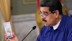 Maduro anunció que le quitará cinco ceros a la moneda de Venezuela