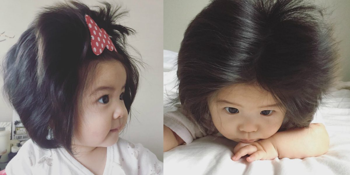 Baby Chanco, la bebé japonesa que es viral por su cabello