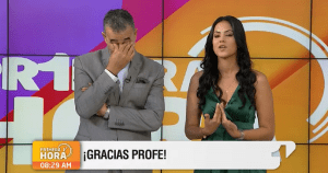¡Gracias, profe! Entre lágrimas, Adrián Magnoli se despidió de Canal 1