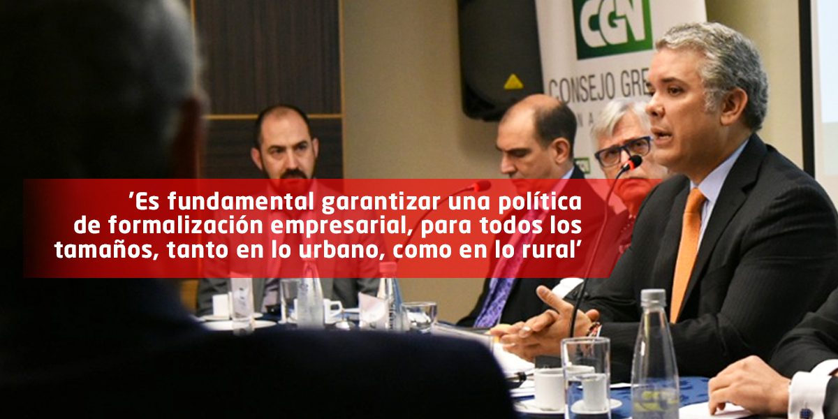 Primera reunión entre el presidente electo Iván Duque y gremios de producción
