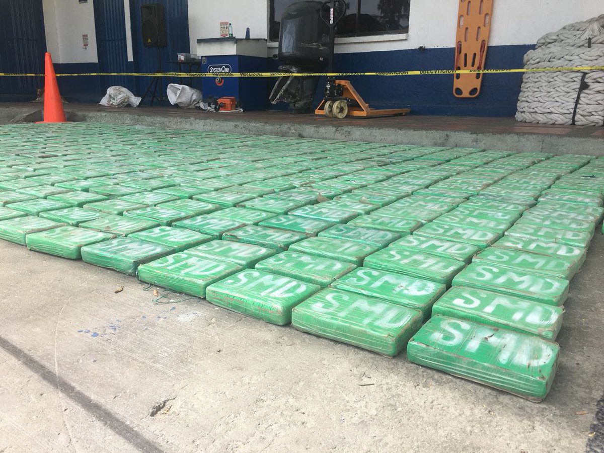 3.390 kilos de cocaína decomisada en Santa Marta lista para exportar
