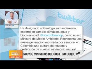 El geólogo Ricardo Lozano estará al frente del Minambiente en gobierno entrante