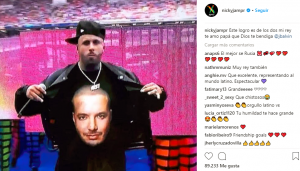 El gesto de Nicky Jam a J Balvin en la final del Mundial de Rusia
