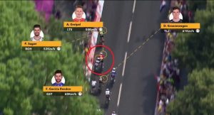 Greipel y Gaviria descalificados en la etapa del Tour de Francia por acción irregular