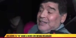 ¡Insólito! Maradona concede entrevista manejando y en estado de embriaguez