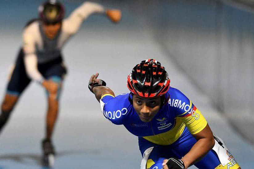 Kerstinck Sarmiento conquistó una nueva medalla para Colombia en patinaje de velocidad