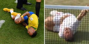 ¿Tenista simuló agresión como Neymar en Wimbledon?