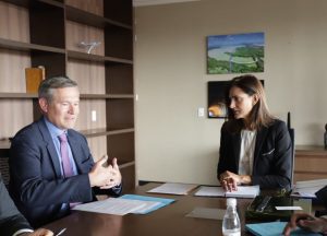 Ministra de Transporte inicia agenda de trabajo.