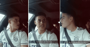 James regaña un entrevistador por su manera de conducir