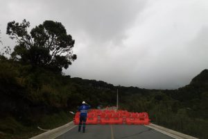 Vía Choachí-Bogotá cerrada por tiempo indefinido