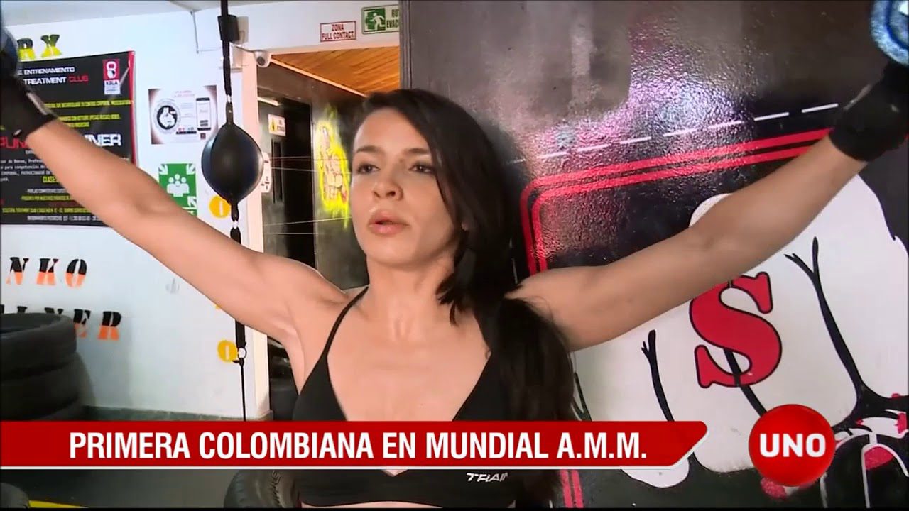 Primera colombiana al mundial aficionado de Artes Marciales Mixtas