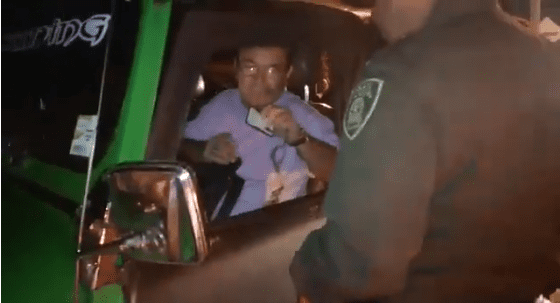 Cae policía infractor alias «El general de los tres Soles»