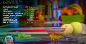 Receta de alitas de pollo en salsa BB de lulo Leo Morán