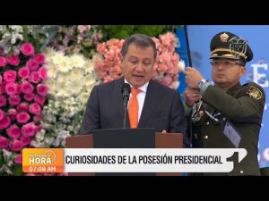 Las curiosidades de la posesión presidencial de Iván Duque