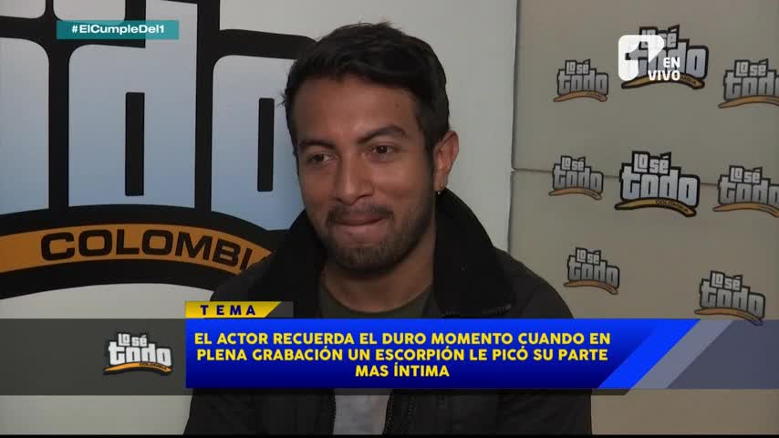 el actor que fue picado por una escorpión en sus partes íntimas