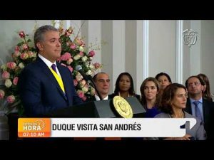 Seguridad y salud, temas claves en primer viaje oficial de Duque a San Andrés