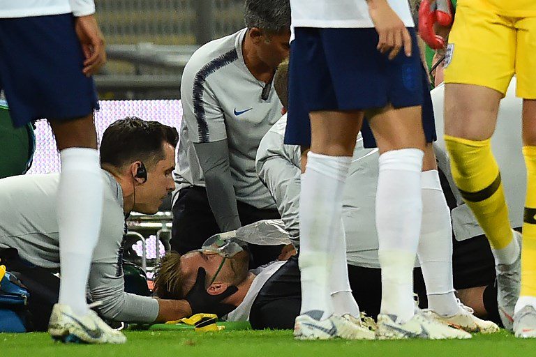 El defensa inglés, Luke Shaw, se recupera tras sufrir aparatoso accidente