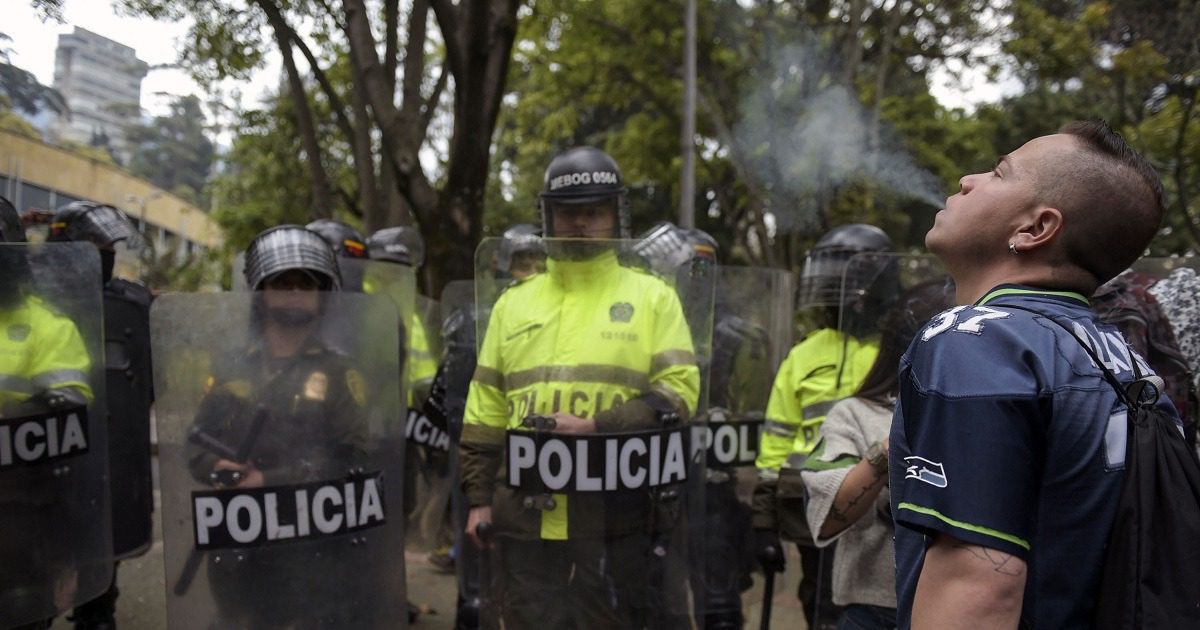 las imágenes que dejó la 'fumatón'